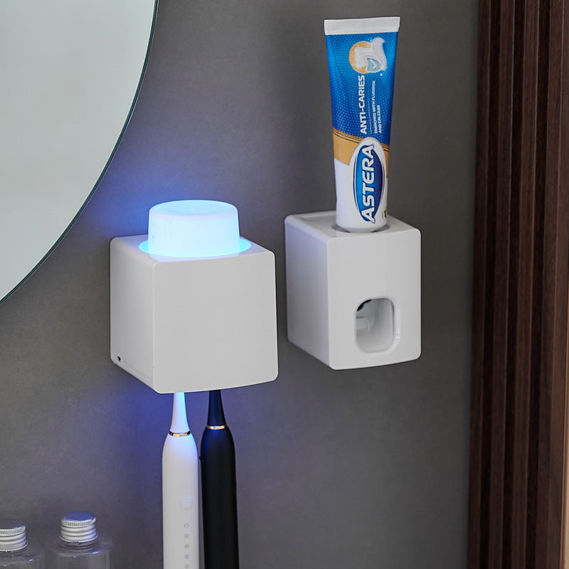 DentoBox™ Porta spazzolino e dispenser per dentifricio